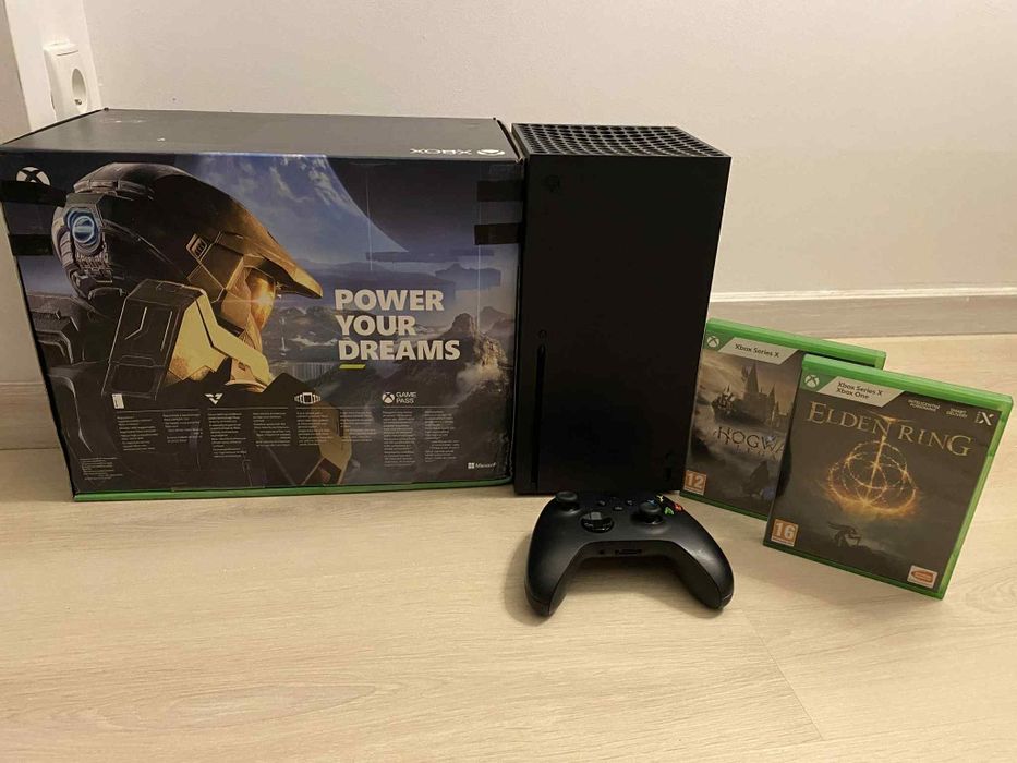 Xbox Series X 1TB + akcesoria i gry! Elden ring i Hogwarts Legacy