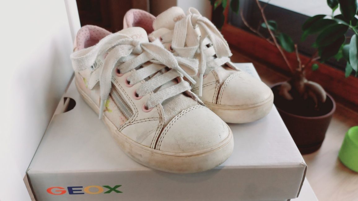 Geox gisli 28 trampki sneakersy adidasy White