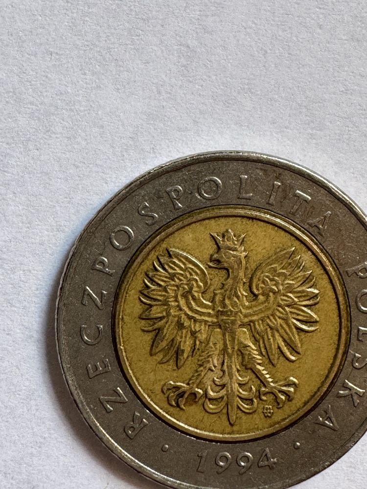 moneta 5 zł 1994 rok | destrukt kolekcjonerska
