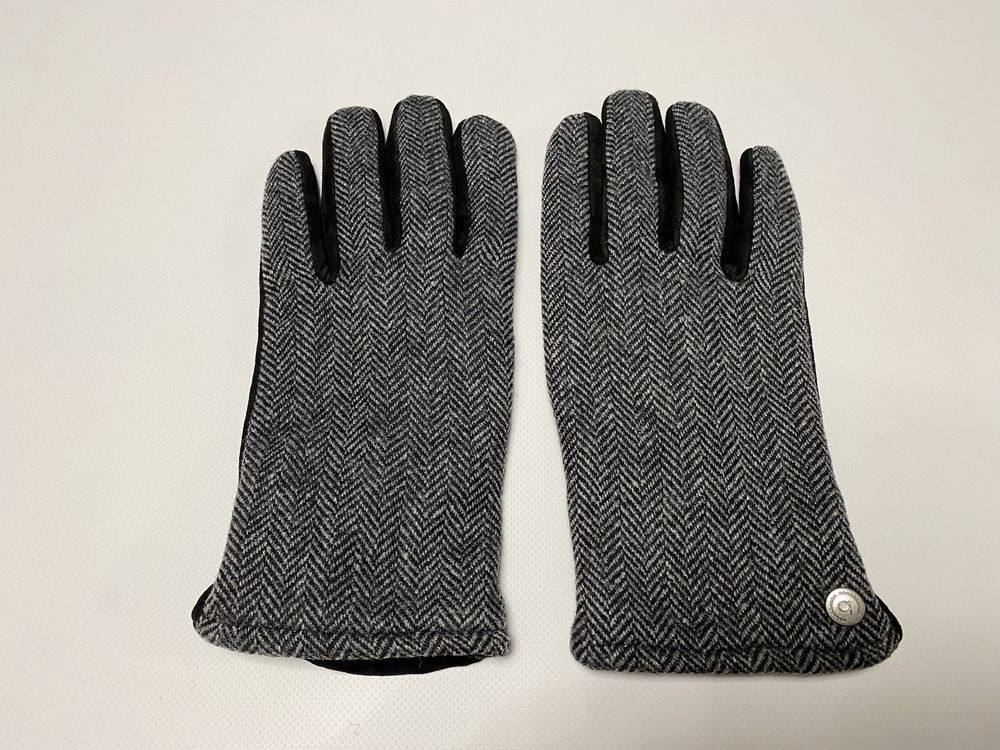 Новые муж перчатки рукавиці Bugatti 21111 вискоза шерсть флис Размер L