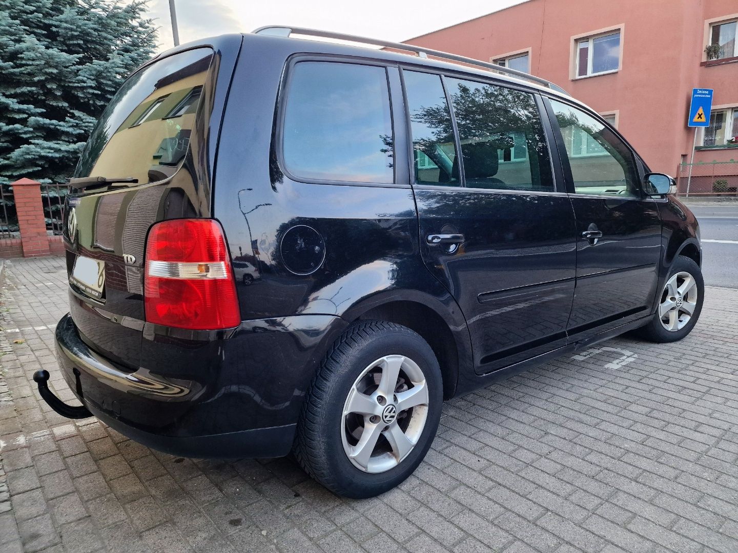 VW TOURAN 1.9TDI 6-Bieg. Klima, Hak, Alufelgi, Ważne Opłaty, 2003/2004