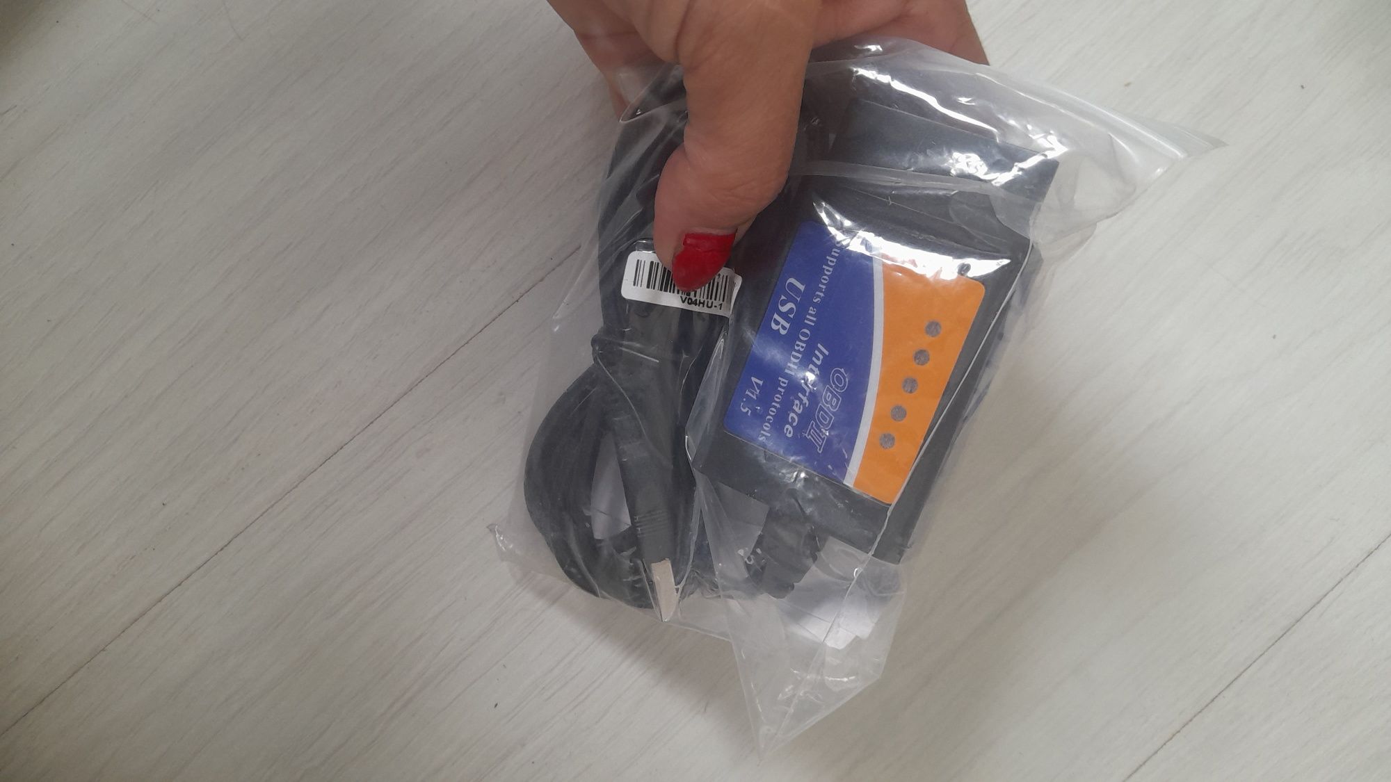 OBD2 kabel diagnostyczny interfejs ELM327 USB + PROGRAM