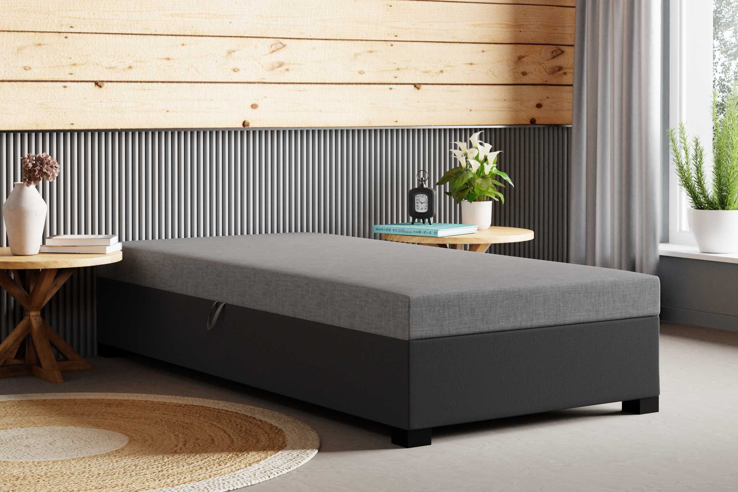 Tapczan Sofa Kanapa Wersalka Łóżko jednoosobowe materac+pojemnik