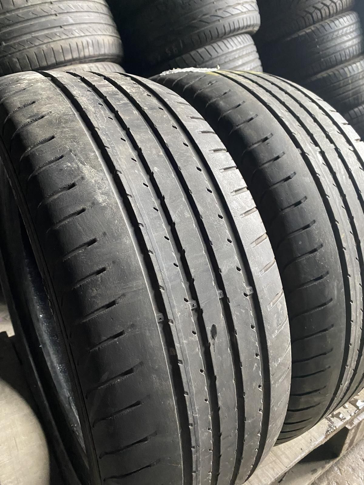 205.50.17 GoodYear 2шт лето БУ склад шины резина из Европы 50 R17