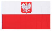 Флаг Польши, полноразмерный 150см/90см (Новый) Прапор Польщі