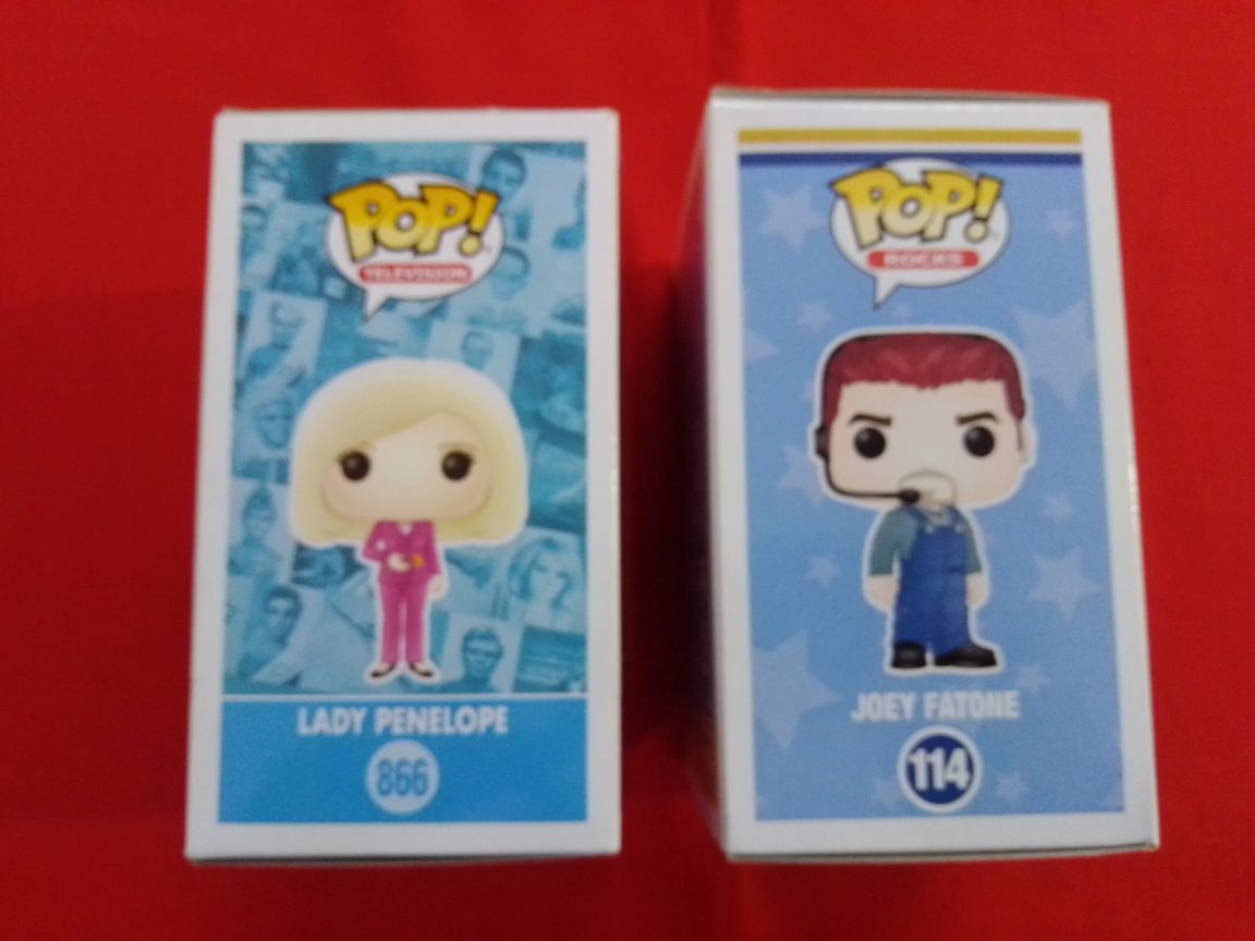 Funko pop. television Lady Penélope. Rocks Joey Fatone