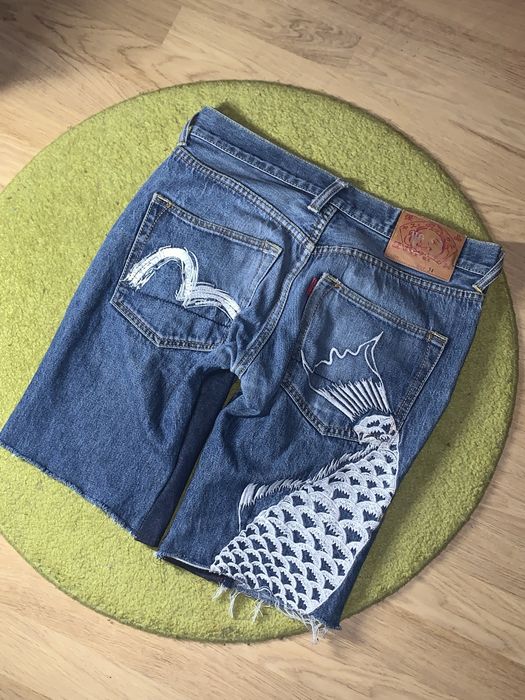 Джинсові шорти evisu