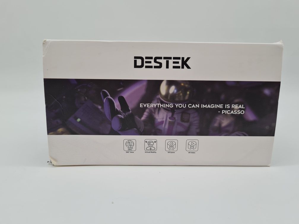 DESTEK Okulary V5 gogle VR do iPhone Samsung czarne
