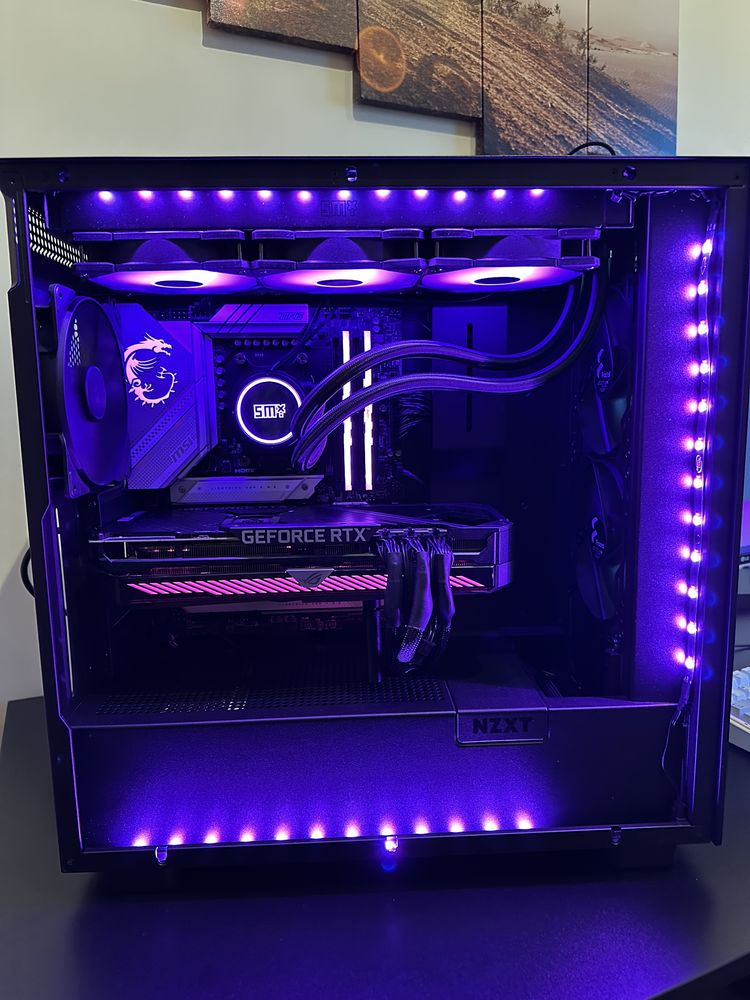 Komputer gamingowy RTX 3070 Ti Ryzen 5 9600X 32GB DDR5 SSD 1TB