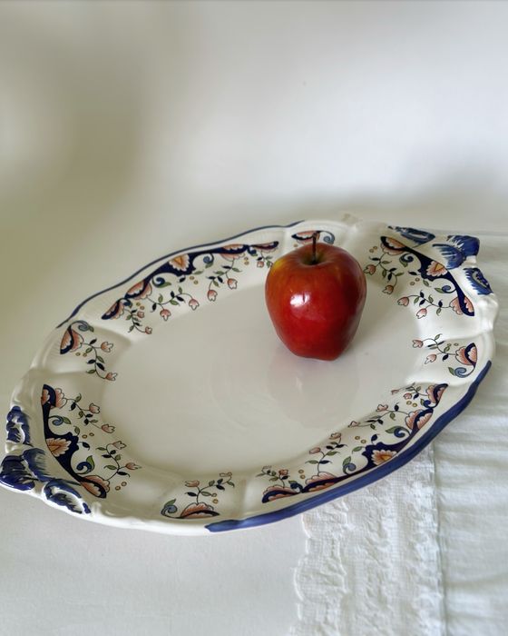 Вінтажний набір. Ваза, блюдо. France