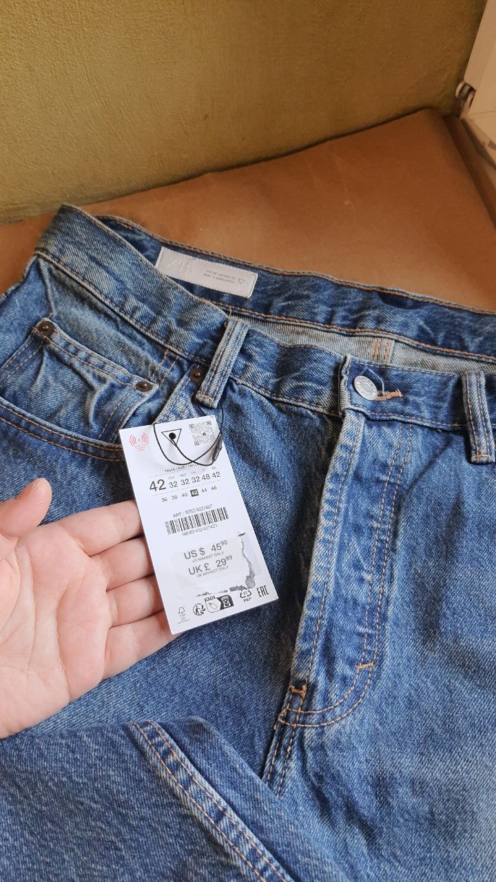 Джинси Zara Slim Cropped -fit M L 40 42
