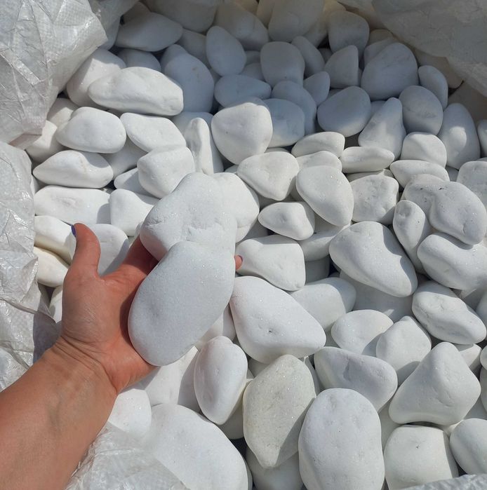 Kamień do gabionu czarny biały otoczak kora kamienna tona z dostawą