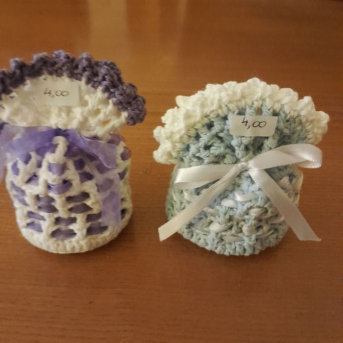 Saquinhos de cheiro em crochet
