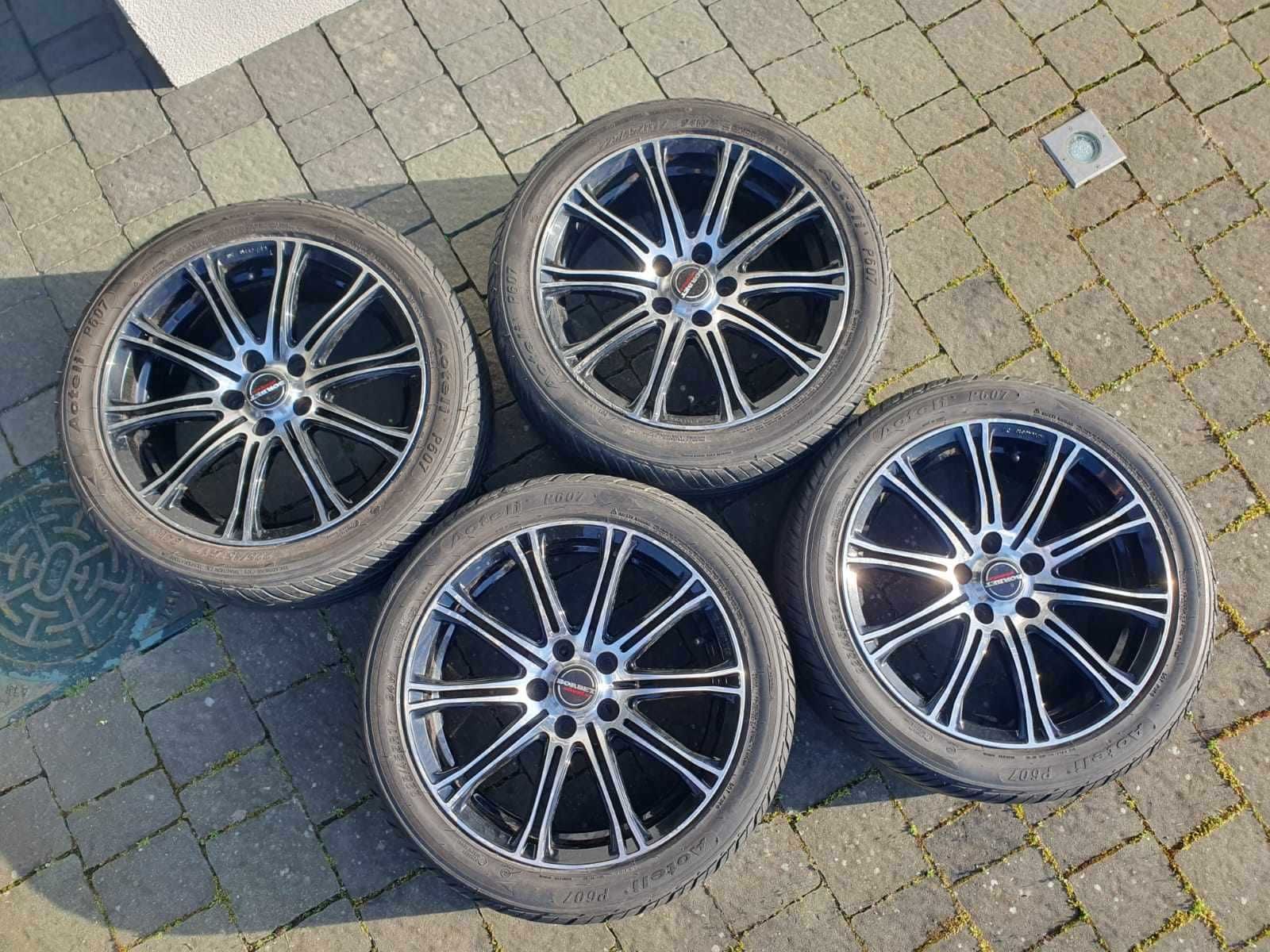 Felgi aluminiowe Borbet 17" 5x110 z oponami letnimi