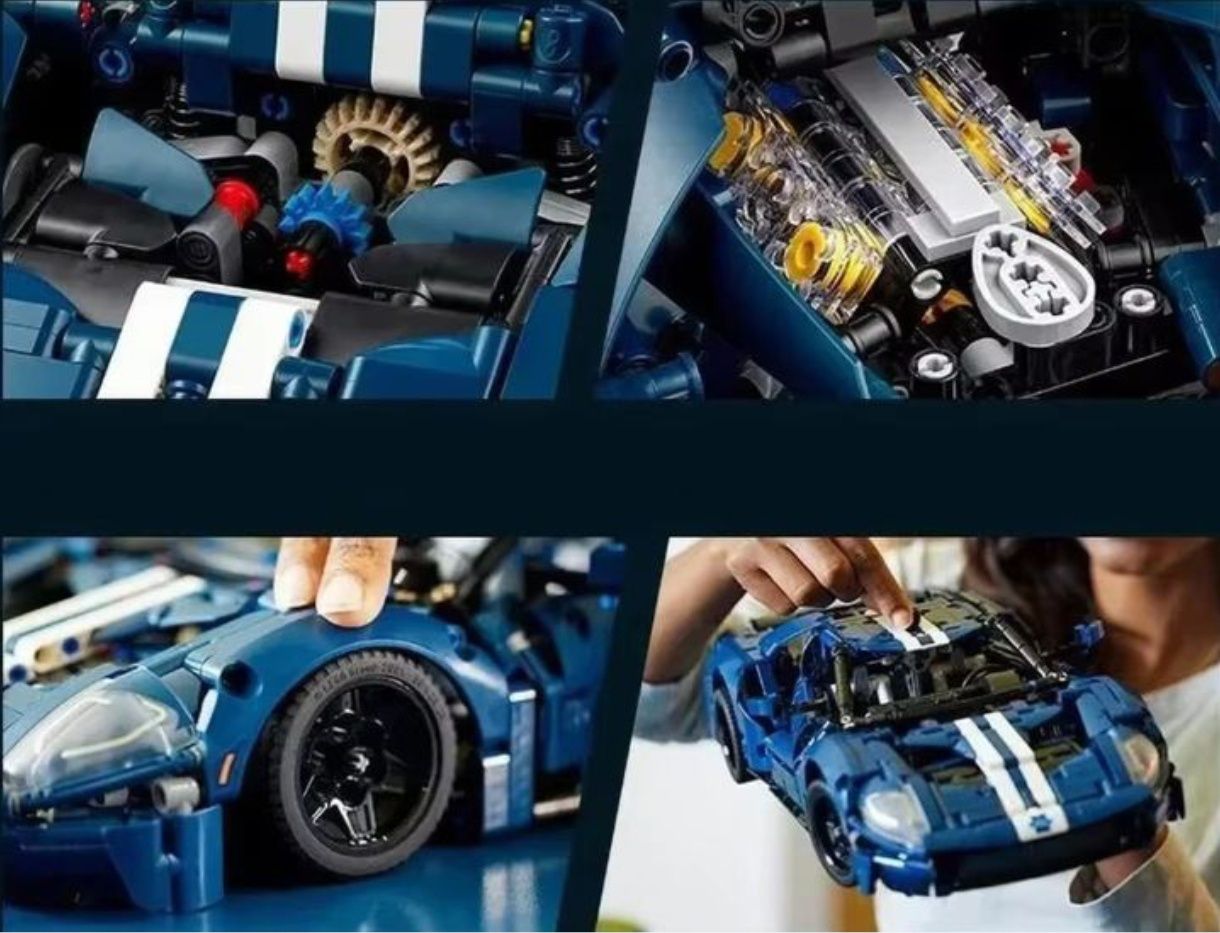 Конструктор Ford GT  1466 деталей. Lego Ford GT.