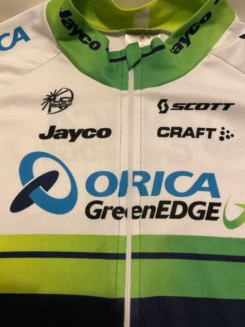 koszulka kolarska zawodowej grupy Orica Green Edge Craft L