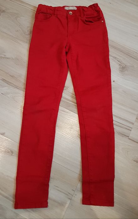 Spódnica ZARA jeansowa r 140 postrzępiona HIT LATA