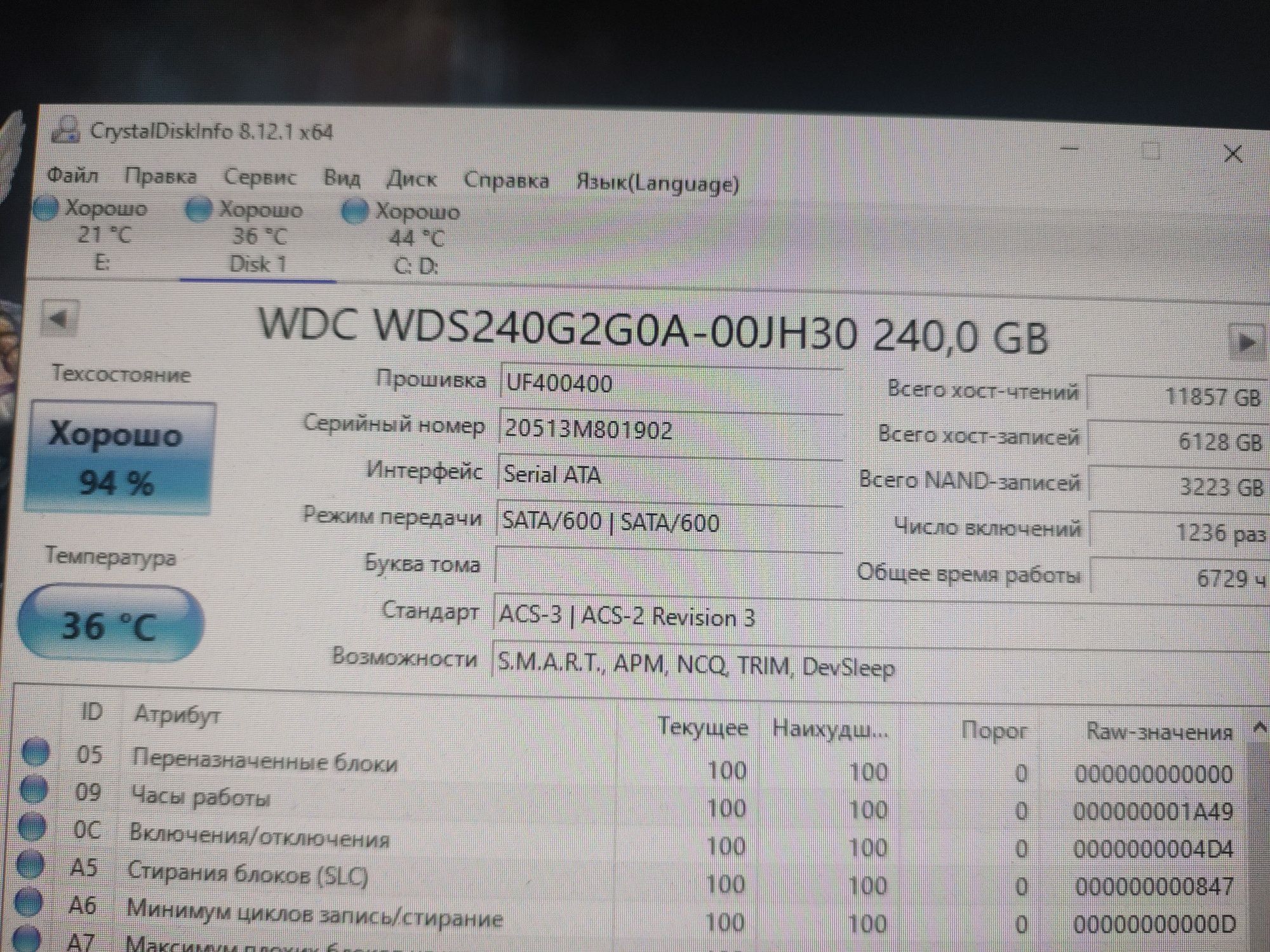 SSD WD 240 Гб, як новий, гарантія