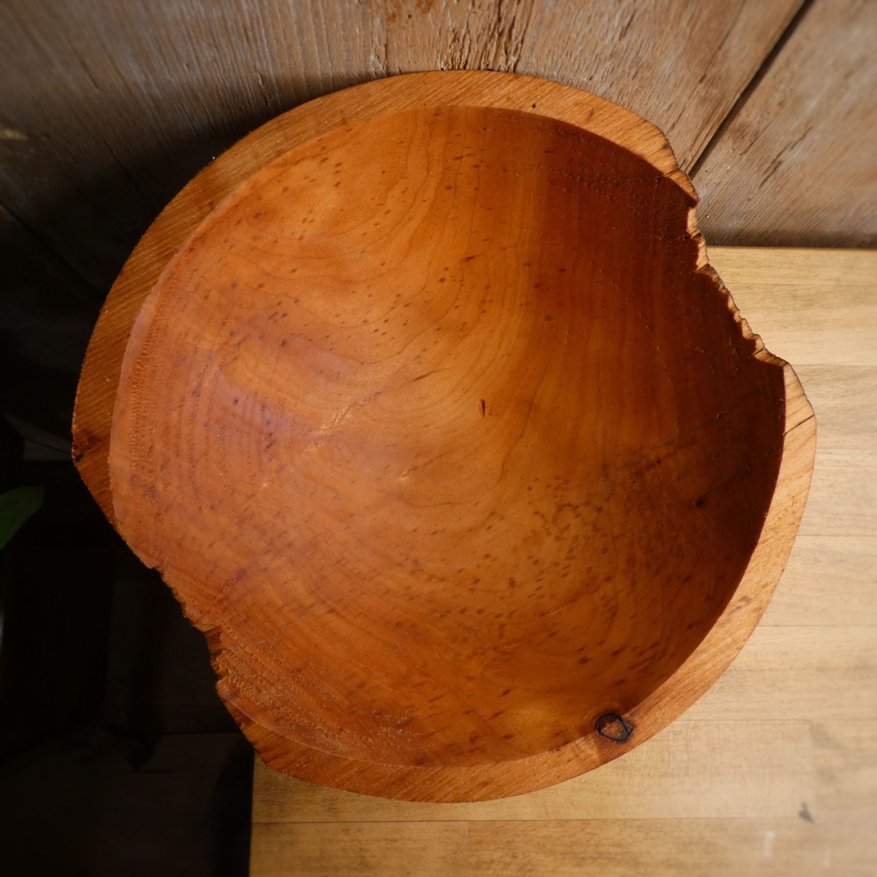 Miska misa drewniana wierzba handmade wooden bowl boho rękodzieło etno