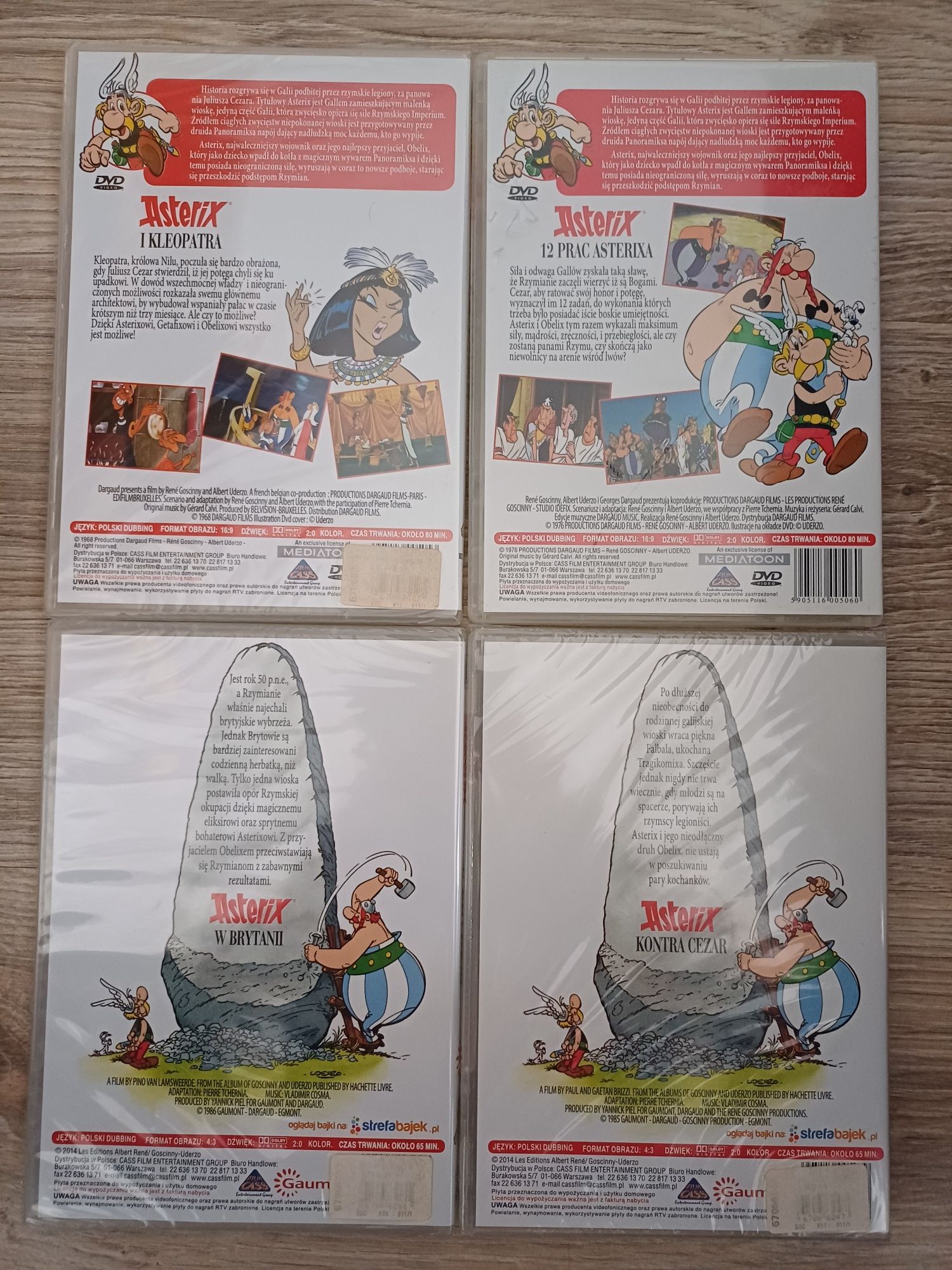 Bajki dvd Asterix I Obelix 3 płyty w folia