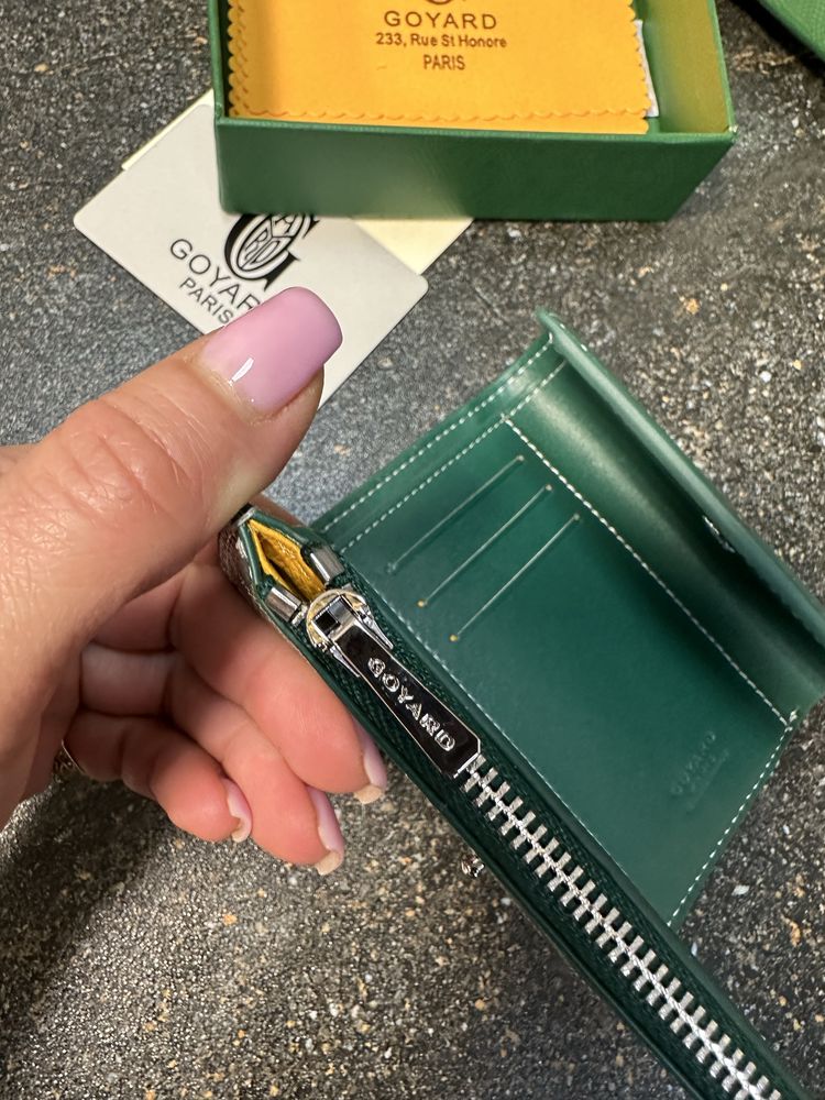 Кошелек Goyard натуральная кожа