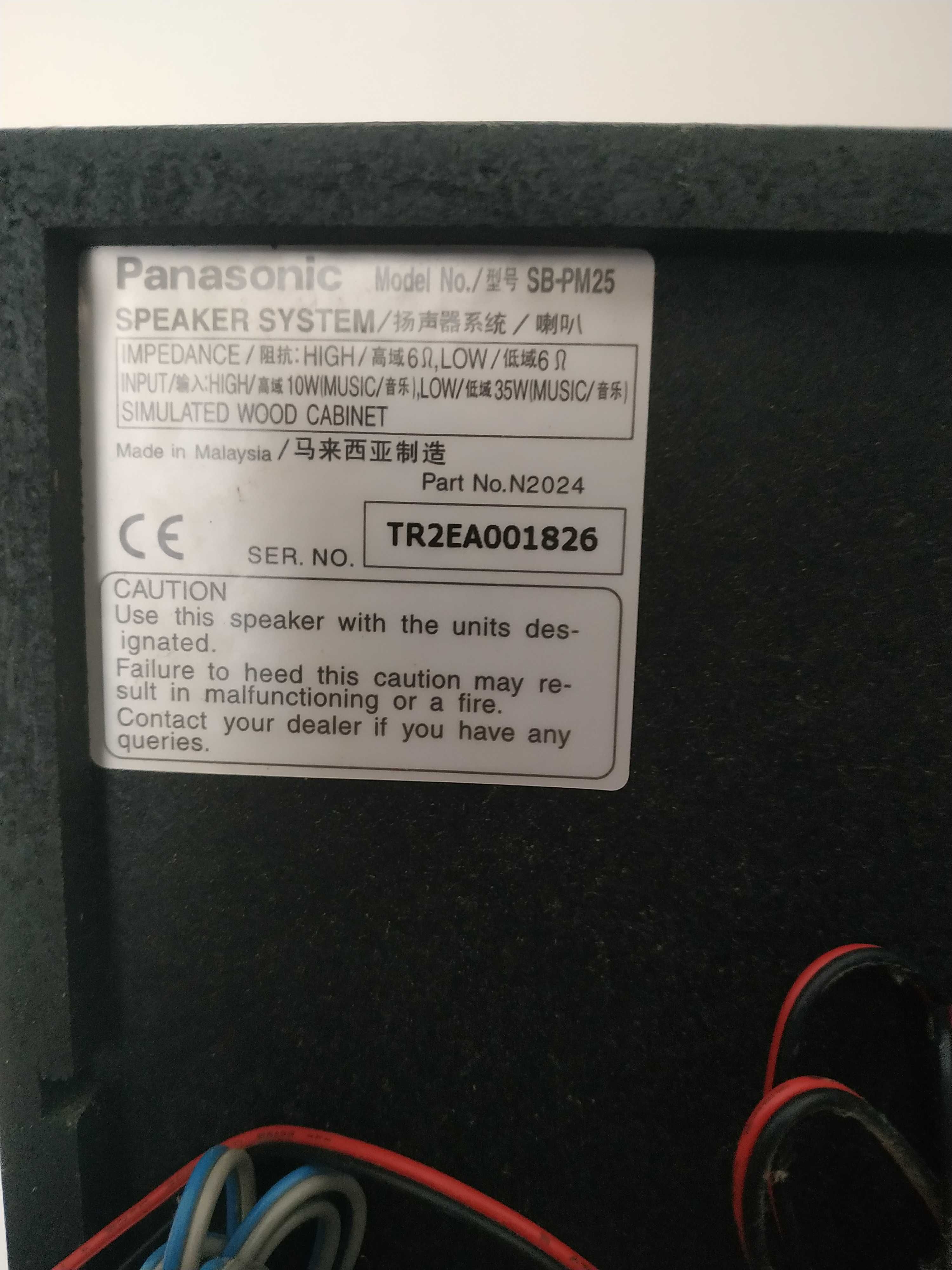 Sistema de Som Panasonic SA-PM25