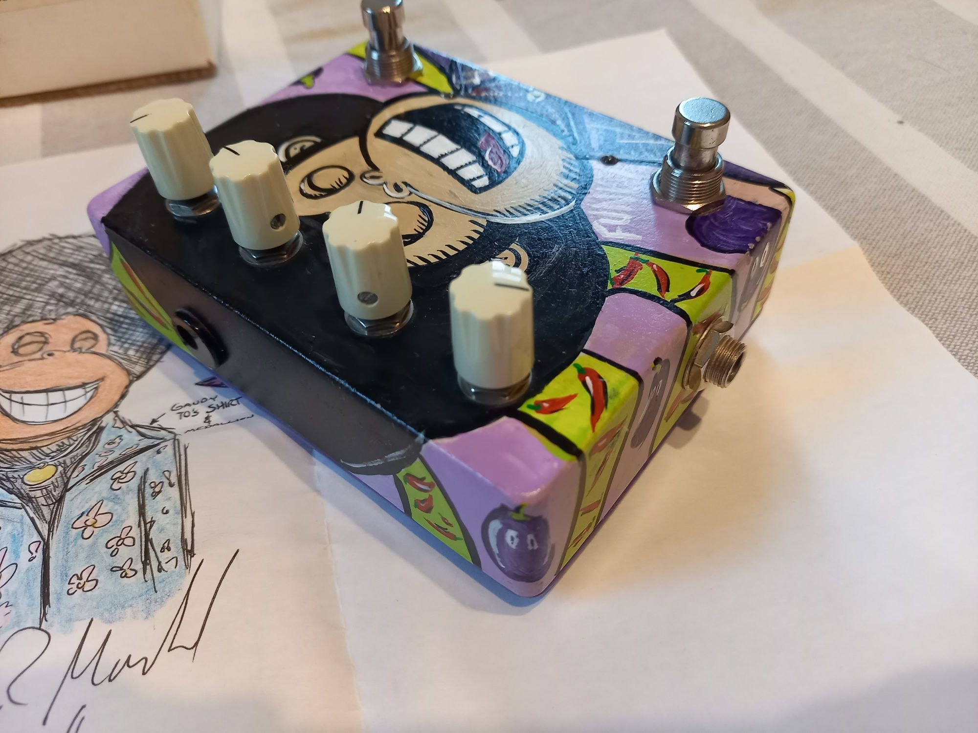 Foot Fetish Pedals Fuzz Monkey (handmade boutique USA, octave fuzz - f