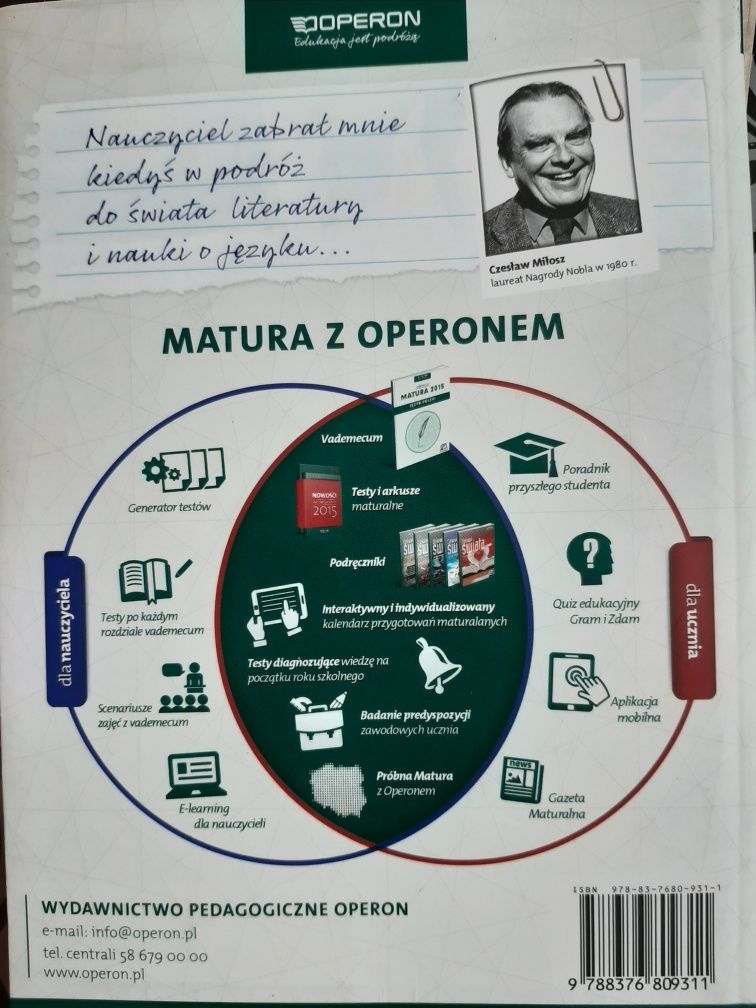 Matura język polski vademecum operon