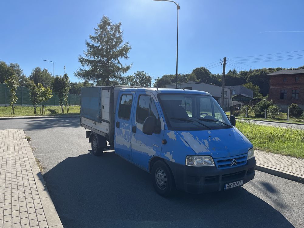 Citroen Jumper Dubel Kabina Skrzynki Plandeka hak Warty Polecenia