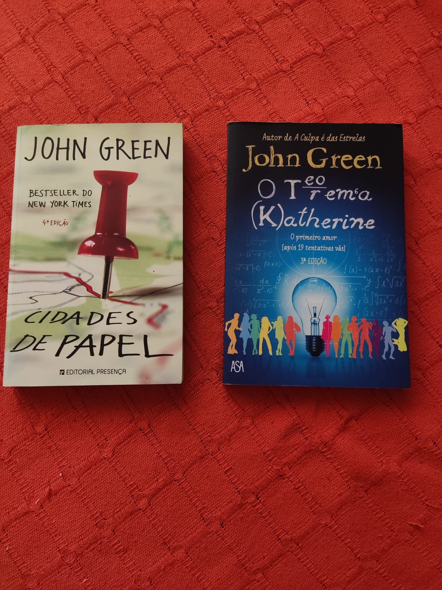 2 livros : cidades de papel / o teorema katherine