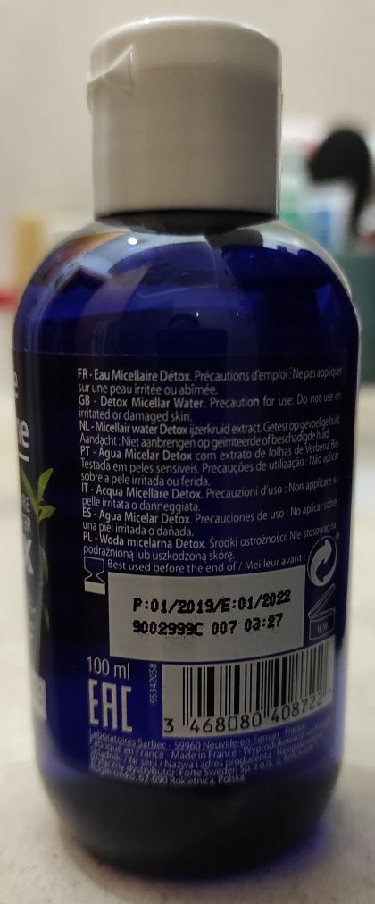 Água micelar Detox-Corine de Farme