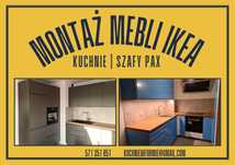 Montaż mebli IKEA KUCHNIE SZAFY PAX Wolne terminy