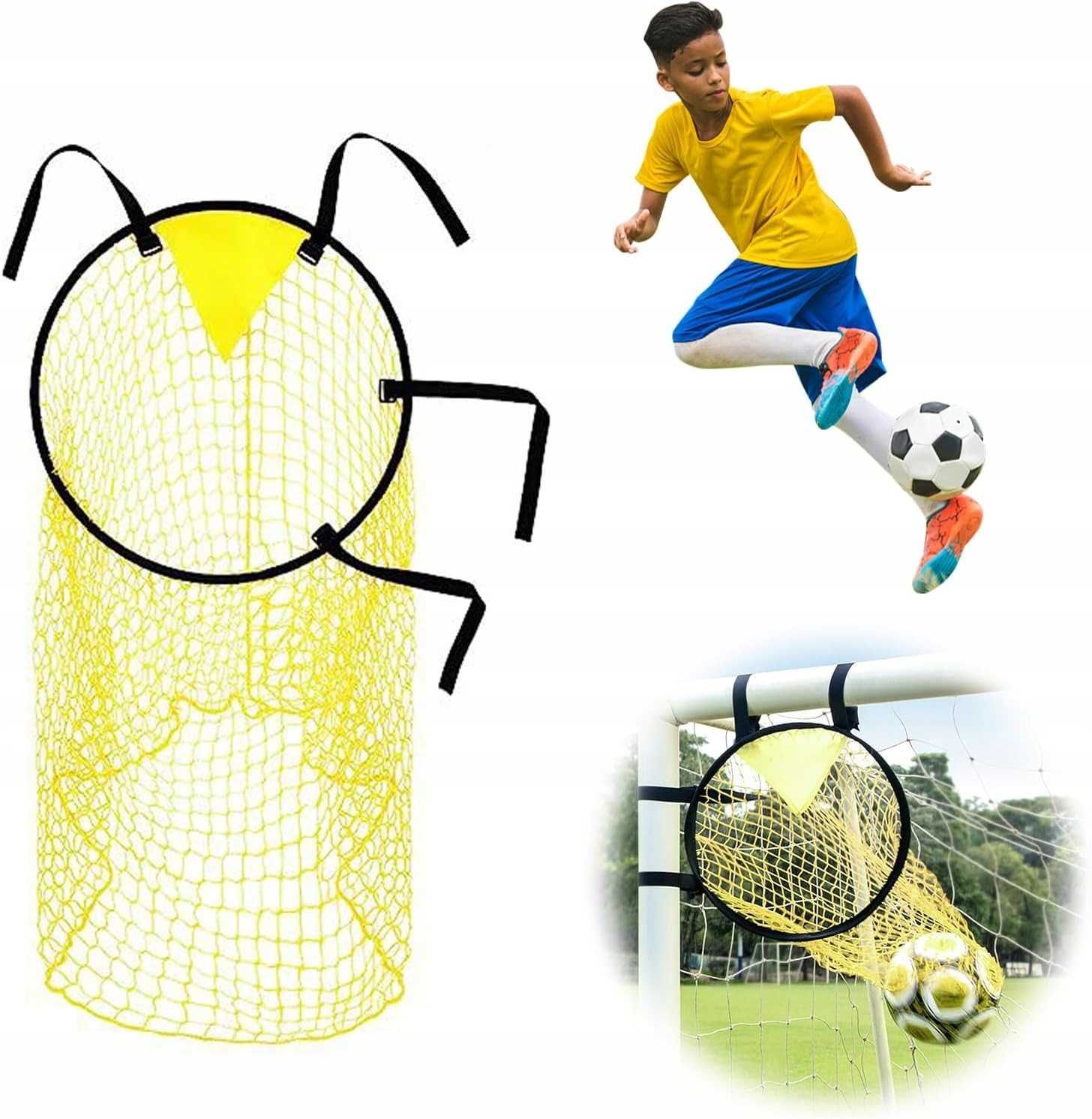 Bramka piłkarska + mata celnościowa 3x2m duża dla dzieci do piłk