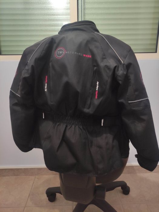 2 casacos moto homem e mulher