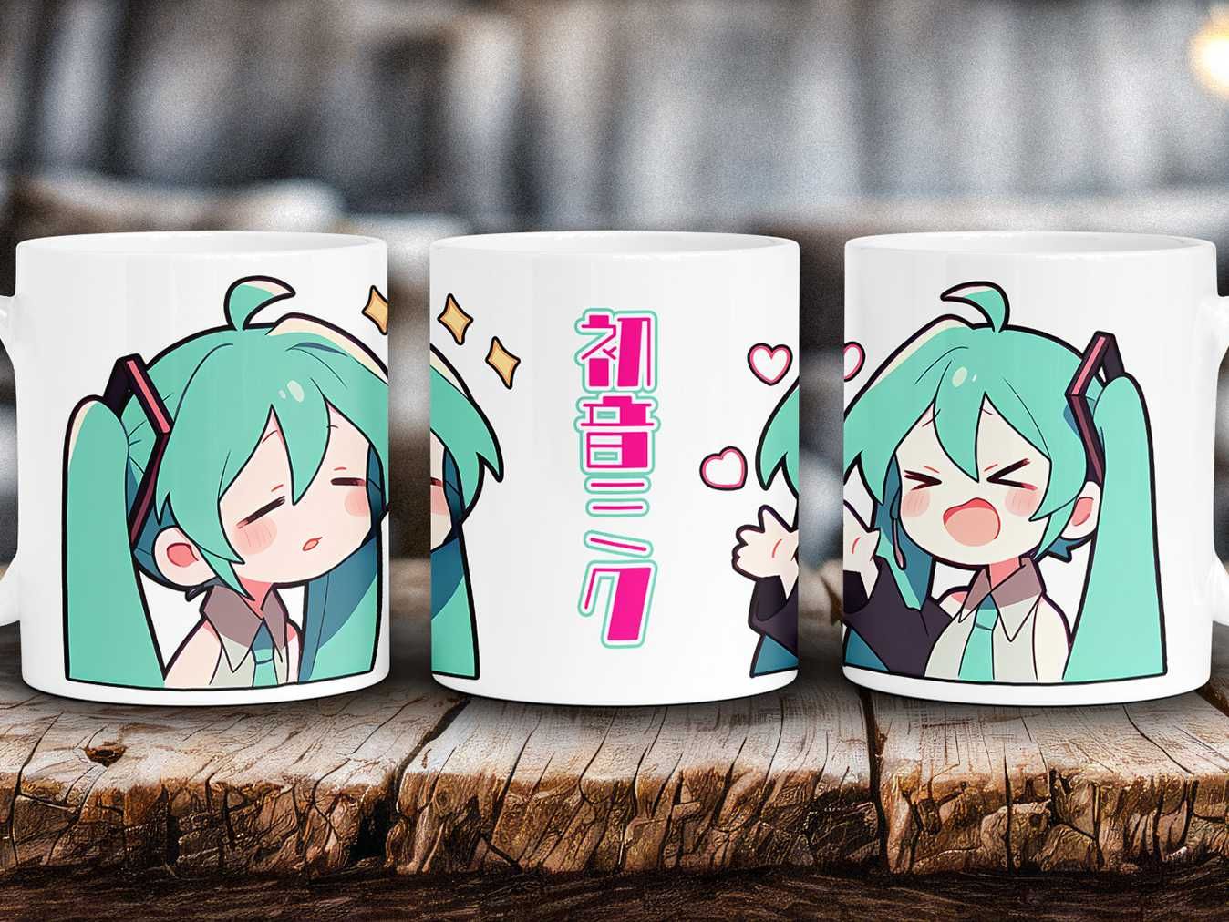 Kubek Anime Hatsune Miku Chibi Vocaloid Prezent Otaku