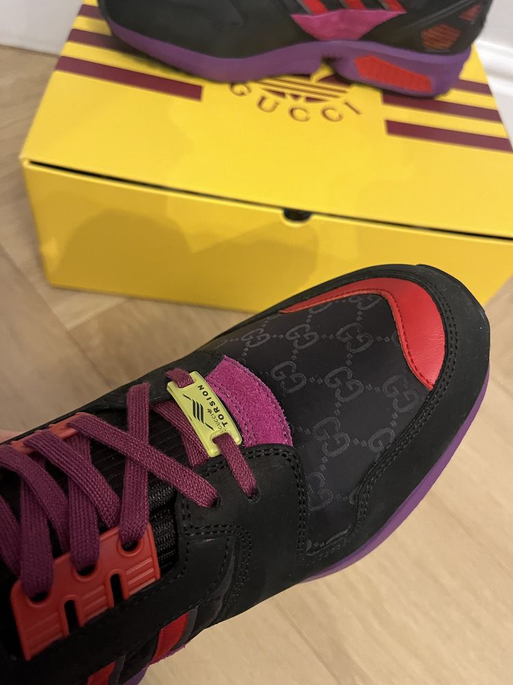 Мужские кроссовки Adidas x Gucci ZX8000. Новые. Оригинал