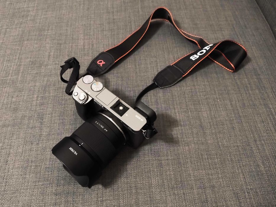 Sony a6000 Viltrox 1.7 35 mm Zestaw Super Stan