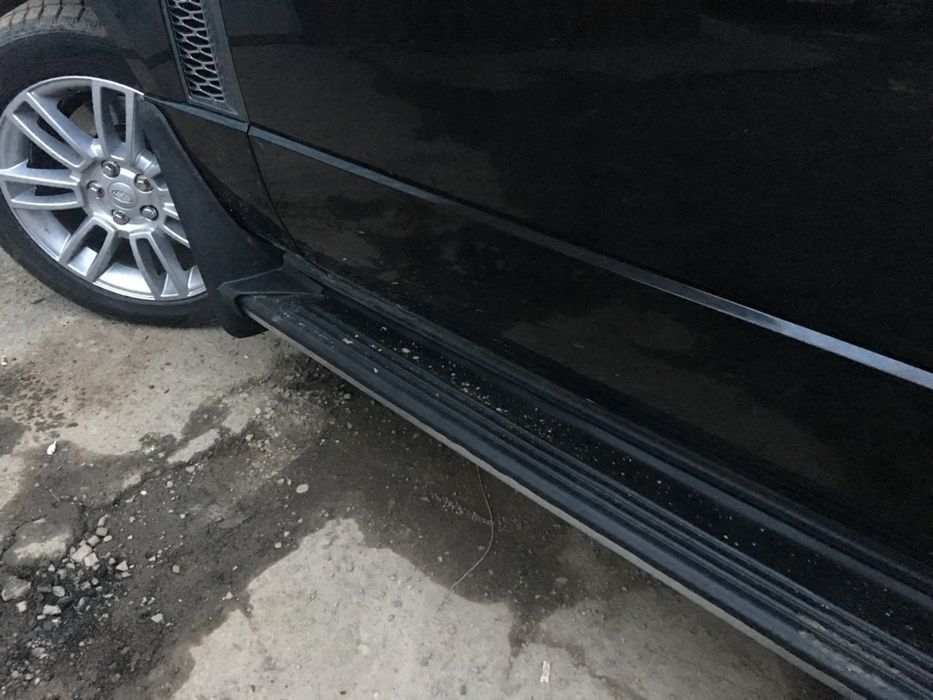 Гарагтія! Бокові пороги Range Rover / Sport. Юбки на Рендж Ровер обвіс