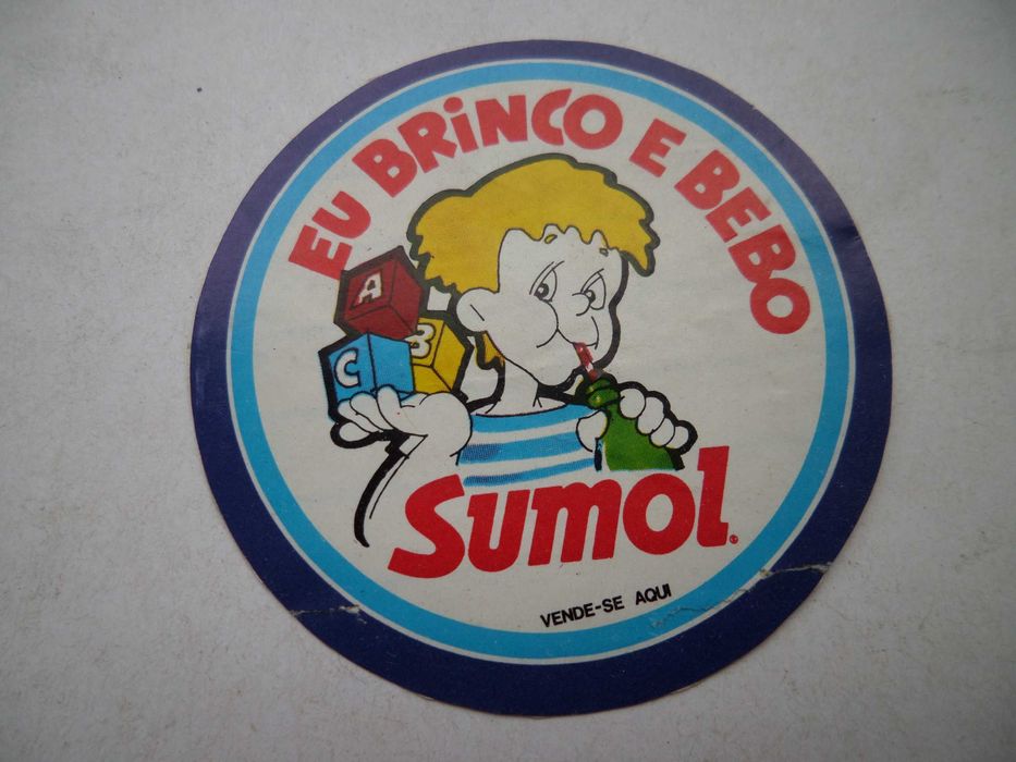 Autocolante antigo Sumol