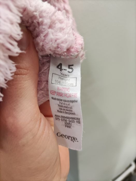 Bluza miś pluszowy George 104-110 cm