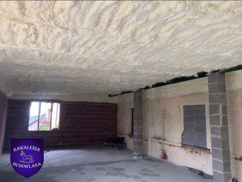 Ocieplenia poddaszy  pianą PUR caly Ślask Super cena