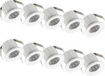 SIGMALED LIGHTING reflektor LED do zabudowy 3 W, 10 sztuk