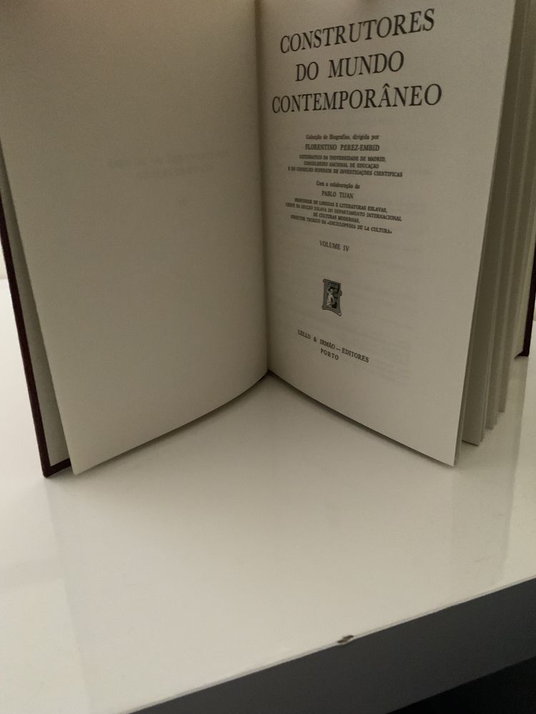 Construtores do Mundo Contemporâneo, ed. Lello. Biografias