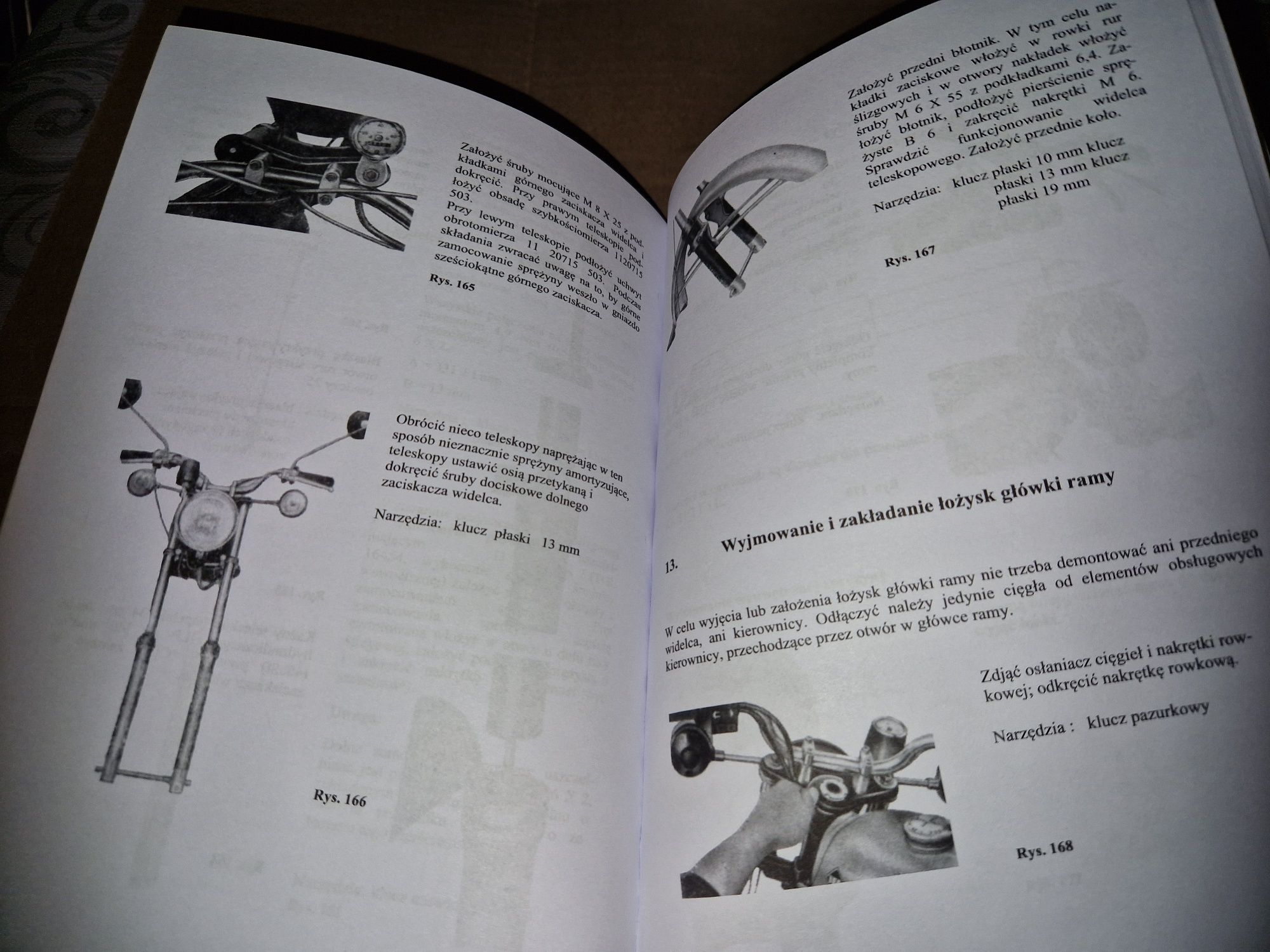 Instrukcja obsługi katalog części rama silnik Simson s51/1