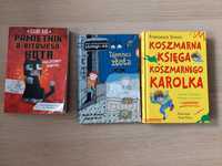 Zestaw 3 książek Koszmarny Karolek, Pamiętnik 8 bitowego kota