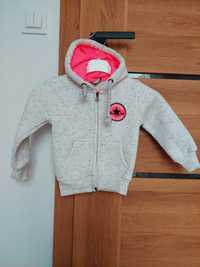 Bluza szara z kapturem 18-24 m 92 cm converse