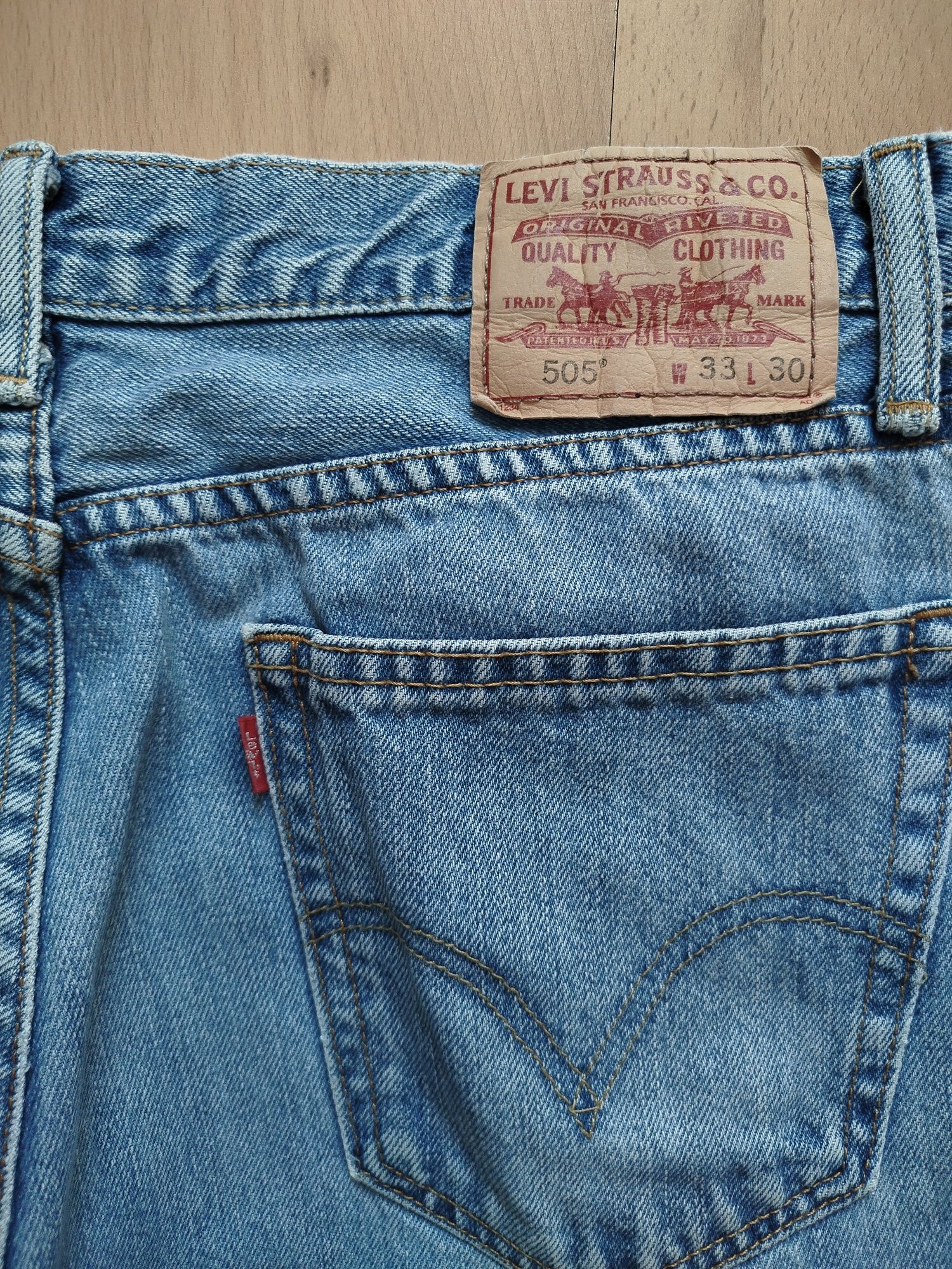Levi's 505 spodnie jeans rozm.W33 L30