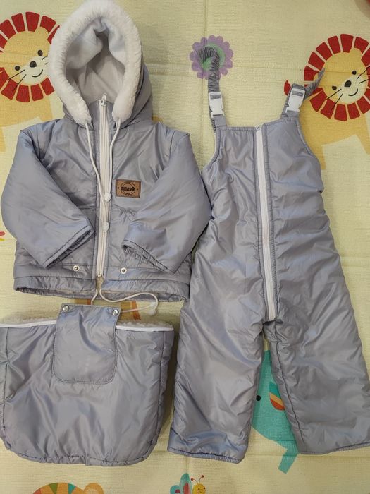 Зимовий комбінезон від 0 до 1,5 р., комбінезон-трансформер 3 в 1