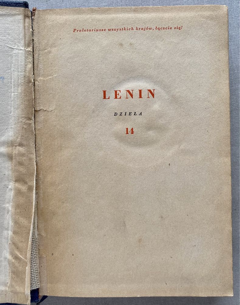 Lenin Dzieła tom XIV Tom z 1908