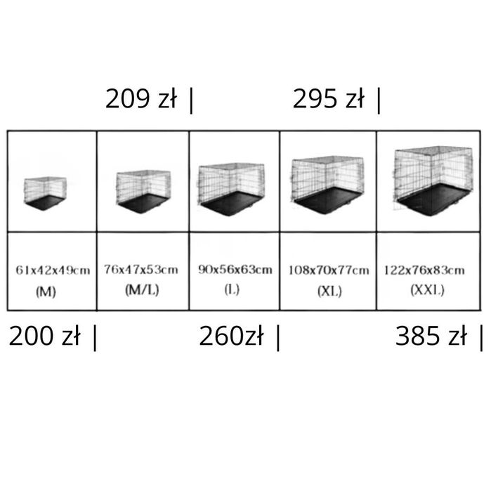 *PRZECENA* Mały Kennel klatka dla psa/ pupila metalowa druciana kojec